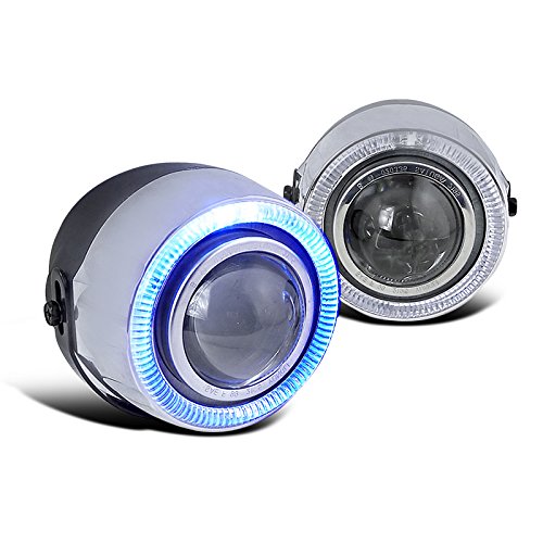 Spec-D Universal 4" Projector Fog Lights with 7 Color Halo